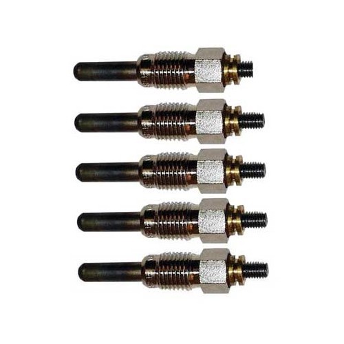  Pack of 5 glow plugs 2.4 D/TD for Transporter T4 - German quality - KC33005K 