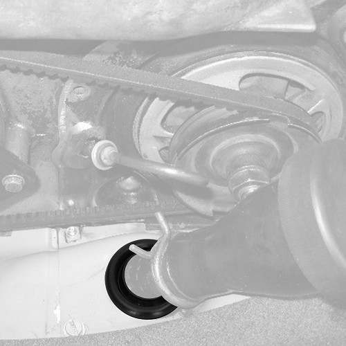 Oil filler neck gasket for VOLKSWAGEN Combi Bay Window (08/1967-07/1979) - Type 4 engine - KC50700