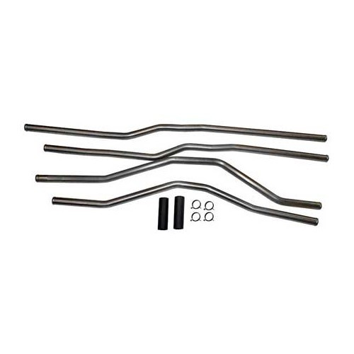     
                
                
    Kit tuyaux d'eau Inox d'alimentation radiateur pour VW Transporter T25 1.9L du 01/85 au 07/87 - KC55751
