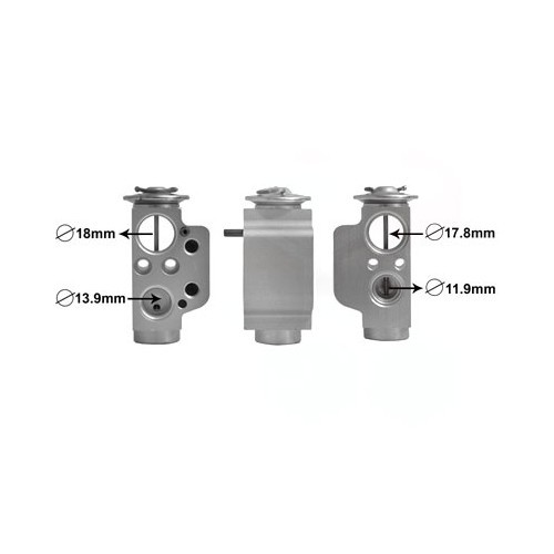     
                
                
    Valvola di espansione per climatizzatore per VW Transporter T5 - KC58025
