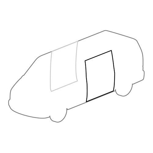     
                
                
    Vedante de porta deslizante em carroçaria FORST para Volkswagen Transporter T4 - KC60043
