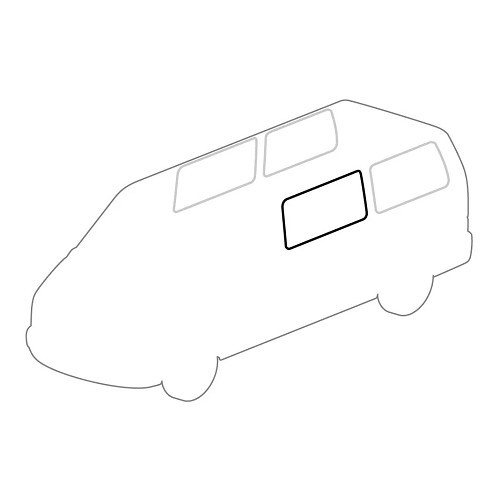     
                
                
    Vedação da janela lateral fixa FORST para Volkswagen Transporter T4 - A metro  - KC60077
