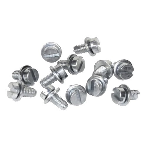     
                
                
    Vis et rondelles pour fixation des tôles refroidissement moteur type 1 pour VOLKSWAGEN Combi Bay Window (08/1967-07/1979) - KC60103
