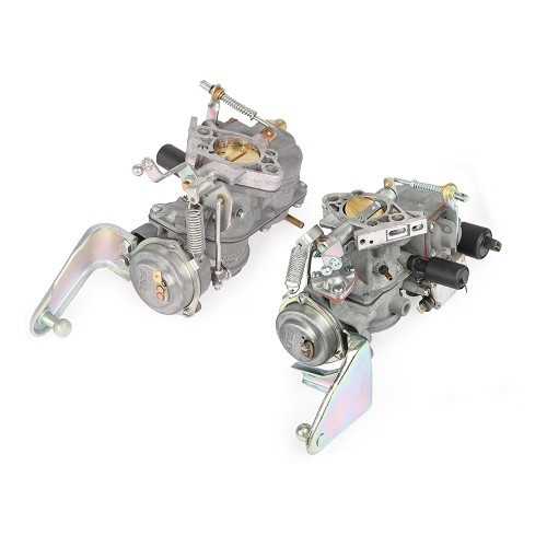  Pair of Solex 32-34 PDSIT 2-3 carburetors for T25 with Type 4 2.0 CU engine - KC72601-3 