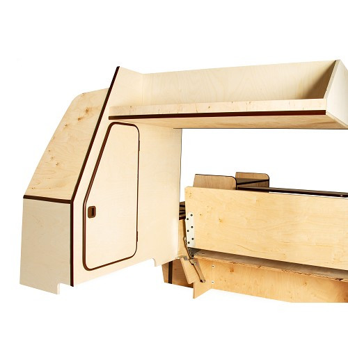Mobili AGATHE in legno grezzo per VOLKSWAGEN Transporter T25 (1979-1992) - KF00001