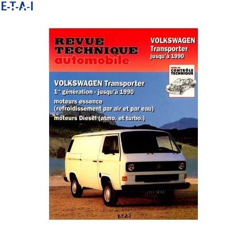  Revue technique automobile pour Volkswagen Transporter T3 79 ->92 - KF02200 