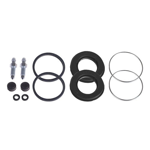     
                
                
    Kit de réfection d'étrier avant ATE à 2 purgeurs pour VOLKSWAGEN Coccinelle à piston de 40mm - (08/71-12/74) - KF20066
