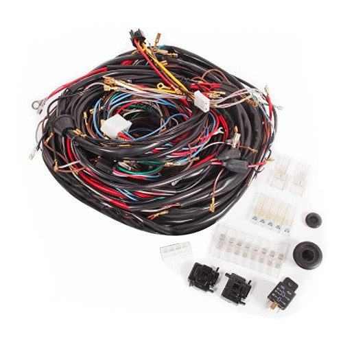     
                
                
    Complete wiring harness for VOLKSWAGEN Combi Bay Window (08/1967-07/1969) - KF35012
