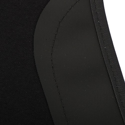  Black vinyl hood for Karmann-Ghia Cabriolet 56 ->67 - KG00511-1 