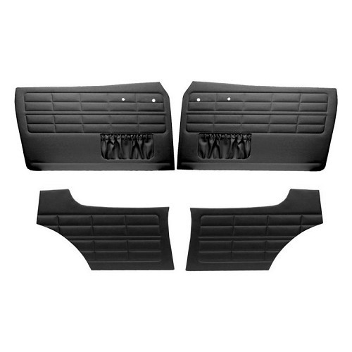     
                
                
    Door panels TMI Black for Volkswagen Karmann-Ghia Coupé (08/1955-07/1963), set of 4 - KG10152411
