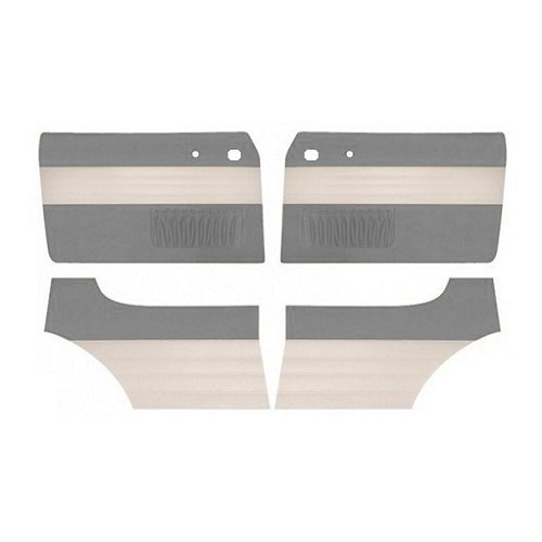     
                
                
    TMI Classic Grijs/Beige tweekleurig vinyl deurpanelen voor Volkswagen Karmann-Ghia (08/1963-07/1974) - KG10157
