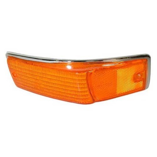  Orangefarbenes Blinkerglas vorne links für Karmann Ghia 70 ->74 - KG17002 