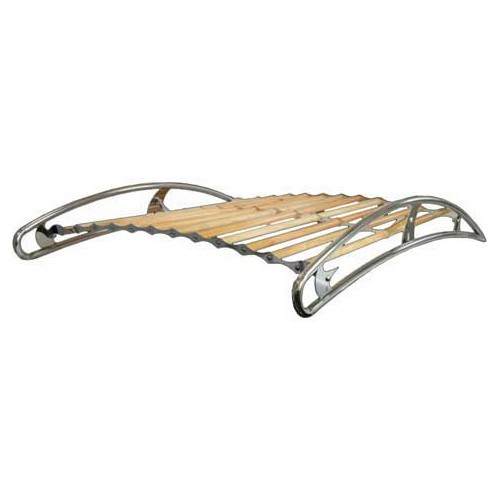  Galería "VINTAGE SPEED" de madera & acero inoxidable para Karmann-Ghia - KGA12500 