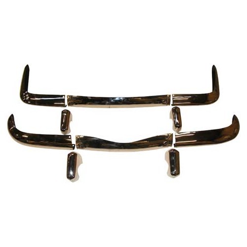     
                
                
    Paraurti per Karmann Ghia 70 -> 71 - due pezzi - KGA20500
