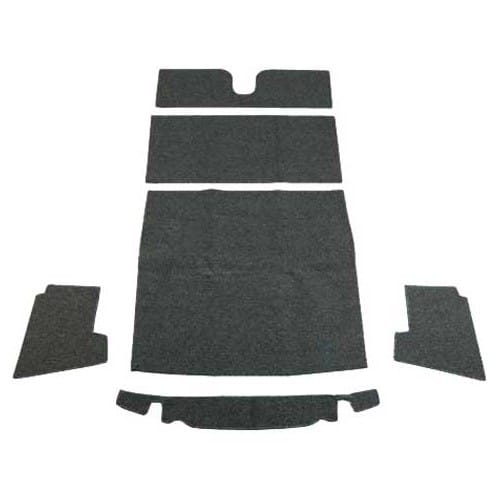 Black TMI carpet kit for Karmann-Ghia 14 Coupé 69 ->74 - KGB146974-2 