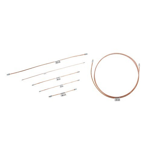  Rigid copper brake tubing for VW Combi Bay Window T2A 72 without brake booster - KH26509K 