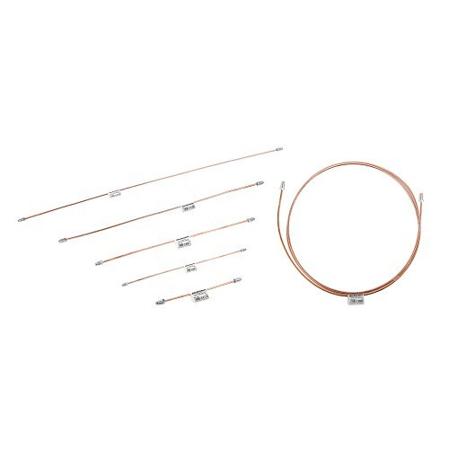  Rigid brake copper tubing for VW Combi Bay Window T2A 71 without brake booster - KH26510K 