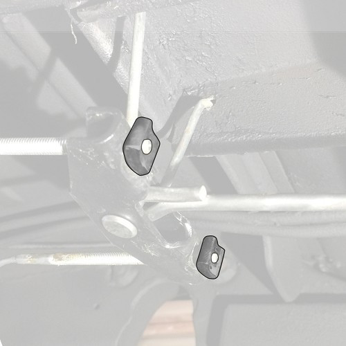 Einstellmuttern der Handbremsseile für VOLKSWAGEN Combi Bay Window (08/1971-07/1979) - KH29017