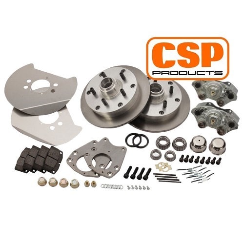  Kit of CSP front disc brakes 5 x 130 PORSCHE for Combi 64 ->70 - KH29101K 