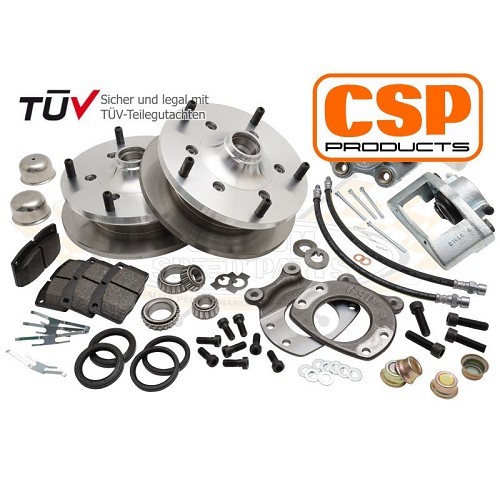     
                
                
    Kit of CSP front disc brakes 5 x 205 14 for Combi Split 55 ->63 - KH29204K
