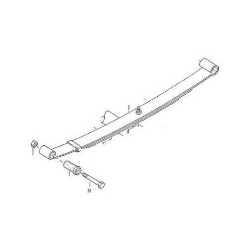 Vite braccio sospensione posteriore per Transporter 79 ->92 - KJ51244