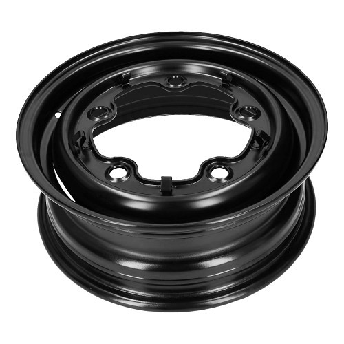Original black standard wheel rim for VOLKSWAGEN Combi Split (12/1963-07/1967) - 5.0 x 14 ET47.5 - KL30000