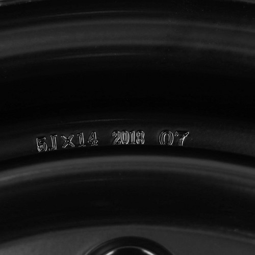 Original black standard wheel rim for VOLKSWAGEN Combi Split (12/1963-07/1967) - 5.0 x 14 ET47.5 - KL30000