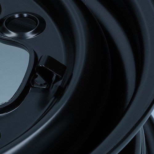 Cerchio originale nero standard per VOLKSWAGEN Combi Bay Window (08/1967-071970) - 5.0 x 14 ET47.5 - KL30001
