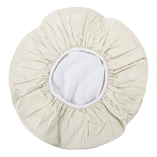 Couvre roue de secours blanc EMPI pour VOLKSWAGEN Combi Split (1950-07/1967) - KL30002