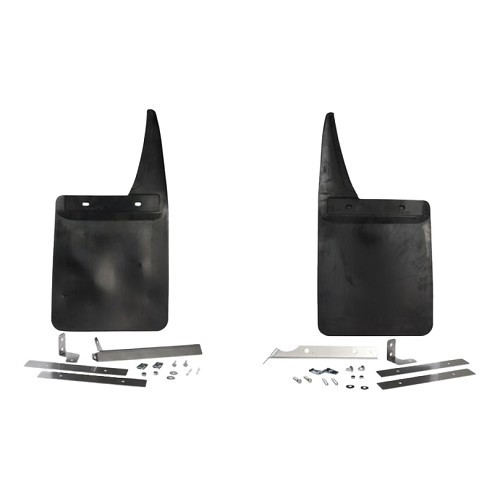     
                
                
    Bavettes arrière noires pour VOLKSWAGEN Transporter T25 (05/1979-07/1992) - KL30102
