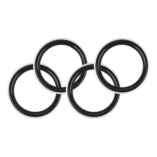     
                
                
    Flancs Blancs fins pour roues 14" - par 4 - KL40300
