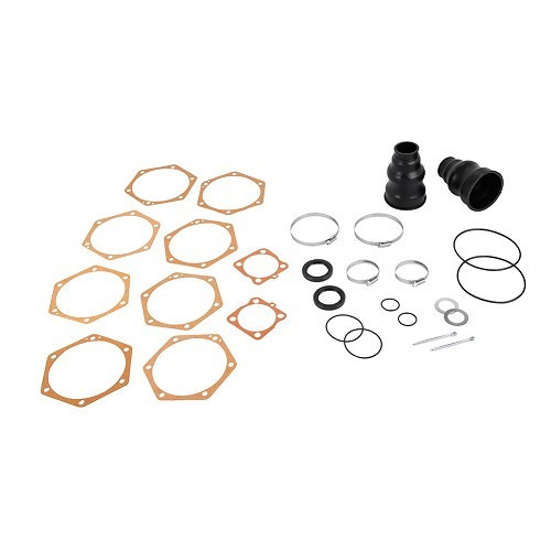  CSP gaskets & bellows package for VW Old Beetle, Karmann Ghia & type 3 with trumpets. - KS09607 