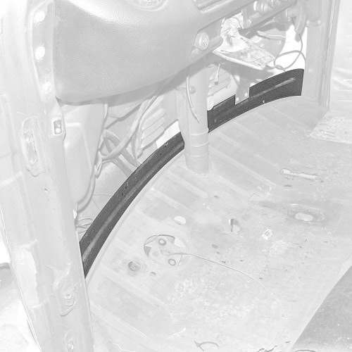  Bastidor auxiliar delantero interior para VOLKSWAGEN Combi Bay Window (08/1973-07/1979) - KT2005-2 