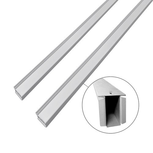     
                
                
    Traverse longitudinali sotto il cassone ribaltabile per VOLKSWAGEN Combi Split Pick-up doppia cabina (08/1952-07/1967) - KT2184
