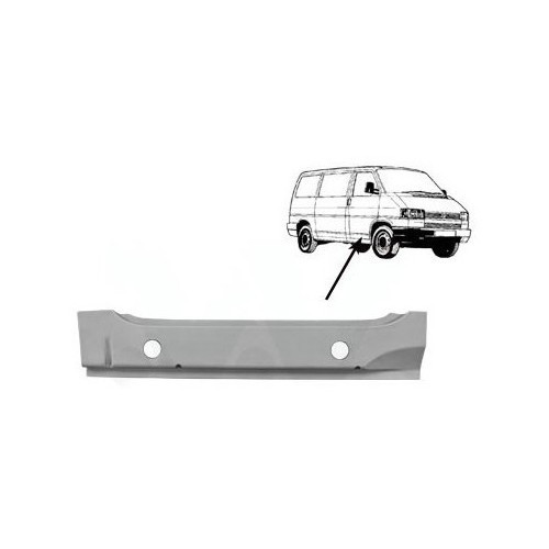  Plate to repair the inside of the right step for a VW Transporter T4 - KT40040 