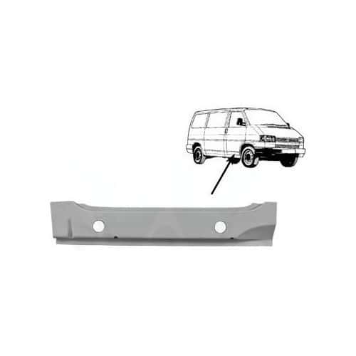  Plate to repair the inside of the right step for a VW Transporter T4 - KT40040 