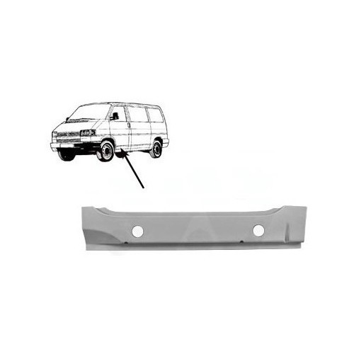  Plate to repair the inside of the left step for a VW Transporter T4 - KT40045 