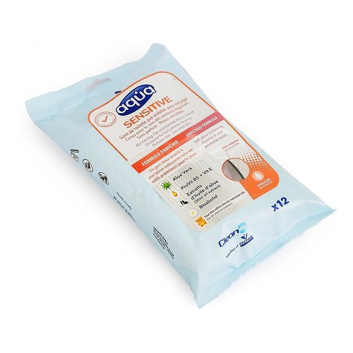  Luvas de Higiene Total Sensível AQUA Pré-sopidas da Cleanis - KV10010 