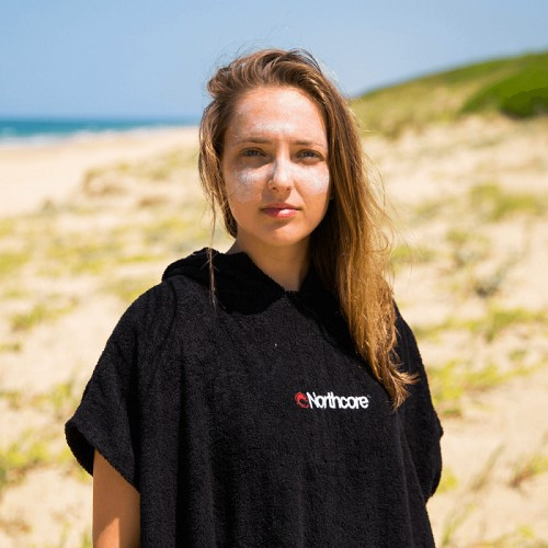 Poncho NORTHCORE BEACH BASHA Noir - KV10207