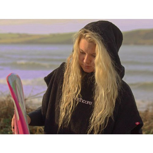 Poncho NORTHCORE BEACH BASHA Noir - KV10207