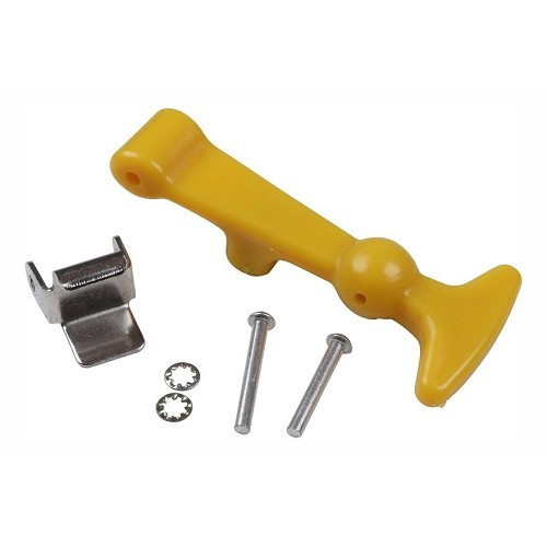     
                
                
    Poignée jaune de toit relevable Westfalia pour VOLKSWAGEN Combi Split (-07/1967) - KW10002
