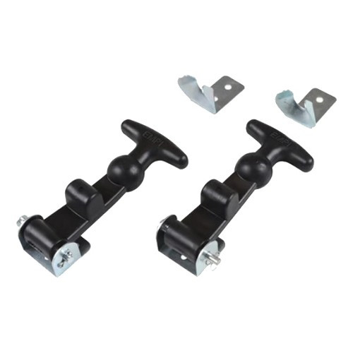     
                
                
    Poignées noires de toit relevable Westfalia pour VOLKSWAGEN Transporter T25 (05/1979-07/1992) - KW10012
