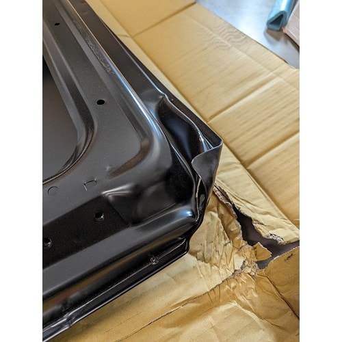 Porta traseira com abertura de janela e orifício para limpa para-brisas para VW Transporter T4 - segunda escolha - KX40125-1 