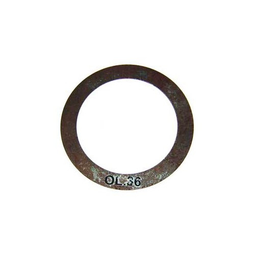  1 lateral play adjustment shim, 0.36 mm thick, for VOLKSWAGEN Combi Split Brazil (1957-1975) - KZ10050-1 