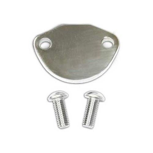  Vintage Speed Type 1 fuel pump replacement plate made from polished stainless steel - KZ10146 