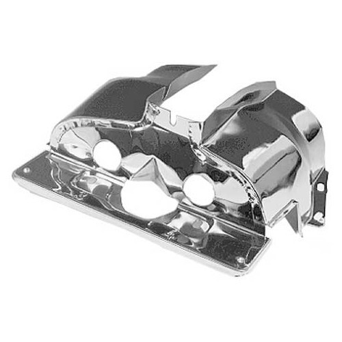 Coperchi cilindro cromati, tipo 1 motore ad aspirazione singola - 2 pezzi - KZ10349