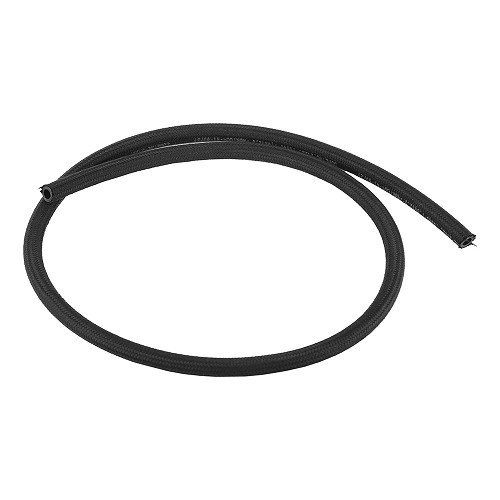  8 mm black braided petrol hose - sold by the metre - VOLKSWAGEN Combi Split  Brazil (1957-1975) - KZ20022 