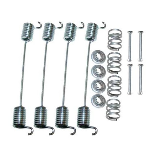     
                
                
    Kit de fixation des mâchoires de frein avant pour VOLKSWAGEN Combi Split Brazil (1957-1975) - KZ60014
