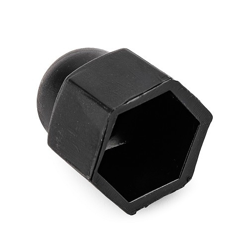 19 mm black plastic wheel screw cover - KZ60059-1 