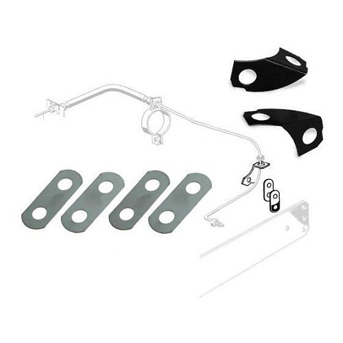     
                
                
    Clips et supports de maintien de tuyau de frein arrière pour VOLKSWAGEN Combi Split Brazil (1957-1975) - KZ60074
